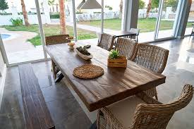 This set pegs transitional style in your space with brass nailhead trim, sloped arms and patterned upholstery. Hd Wallpaper Round Mat On Dining Table Chairs Furniture Indoors Wood Material Wallpaper Flare
