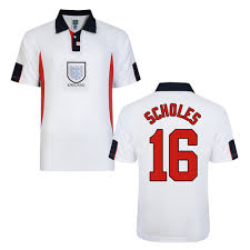 Next day delivery & free returns available. Score Draw England World Cup 1998 Home Shirt Scholes 16 Eng98hwcfpyss 76364 127 08 Teamzo Com