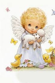 Download Wallpapers Download 640x960 Angel Butterfly Happy Easter Wallpaper Free Wallpapers Download Angel Cartoon Baby Angel Cute Easter Pictures