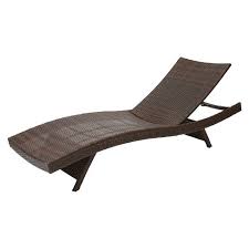 Streamline the style of your outdoor decor with the charleston outdoor patio aluminum chaise lounge chair set of 2. Kauai Wicker Chaise Lounge Brown Christopher Knight Home Target