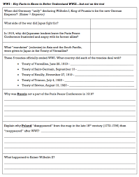 Students may submit their answers to be scored. Wwi 6th Grade History Mrs Brown