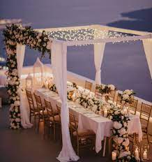 An Intimate Santorini Wedding That Redefines Luxury Ruffled Intimate Wedding Reception Santorini Wedding Greece Wedding
