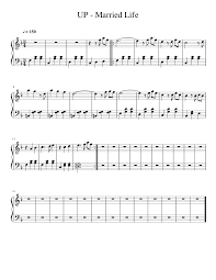 Cesar madeira at sheet music plus. Up Married Life Sheet Music For Piano Solo Musescore Com