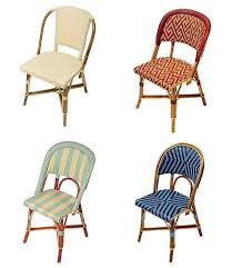 Maison J Gatti French Rattan Bistro Chairs Outdoor Patio Furniture Sets Bistro Chairs Patio Furnishings