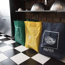 Navaris 3er Set Recycling Taschen Fur Mulltrennung Mulltrennung Recycling Praktisch