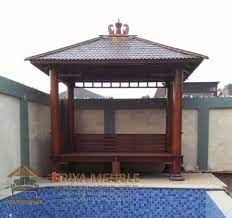 Gazebo Kayu Kelapa Gazebo Kayu Desain Arsitektur