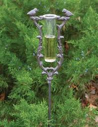 April Showers Antique Victorian Rain Gauge Garden Stake Rain Gauge Yard Ornaments Gothic Garden