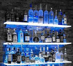 Best Lighted Liquor Bottle Shelves For The Home Bar Basement Bar Designs Bars For Home Home Bar Designs
