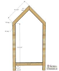Free Plans To Build A Kid S Bed Inspired By This Unique House Frame Twin Bed Remodelaholic Kidsbedroom Kid Beds House Frame Bed Kids Floor Bed