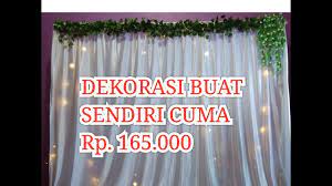 Inilah yang anda cari tentang backdrop dekorasi lamaran sederhana buatan sendiri. Membuat Dekorasi Sendiri Simple Dan Murah Youtube