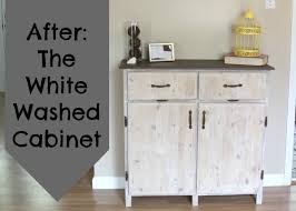 Searching for an interesting finish to wow! Painting Furniture The White Washed Cabinet Crafting A Green World