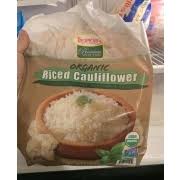 Frozen cauliflower rice at costco three pounds for $6 89. Tropicland Riced Cauliflower Organic Calories Nutrition Analysis More Fooducate