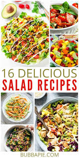 Do You Love A Good Salad Recipe Check Out This Collection Of Healthy Salad Recipes Perfect For Lun Yummy Salad Recipes Easy Salad Recipes Fresh Salad Recipes