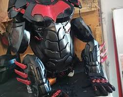 Red Hood Cyborg Ninja Helmet 3d Model Stl File Etsy In 2020 Red Hood Helmet Red Hood Leather Armor