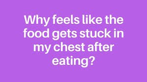 Why Feels Like The Food Gets Stuck In My Chest After Eating Tamil Th Feelings Eat Food
