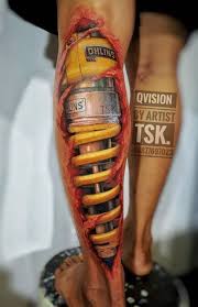 Awesome 3d Tattoo Tattoo Tatu Beautiful Model Tatuirovki Tatuirovka Eskiz Sketch Kak Vybrat Moda Fash In 2020 Biomechanical Tattoo 3d Tattoos Amazing 3d Tattoos