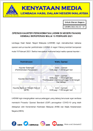 We did not find results for: Kenyataan Media Lembaga Hasil Dalam Negeri Malaysia Facebook