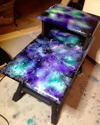 Galaxy End Table Galaxy Decor Unicorn Spit Creative Furniture