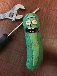 Im Pickle Rick Need We Say More 5 Size Of The Average Pickle Juguetes De Fieltro Llaveros De Fieltro Munecos De Fieltro