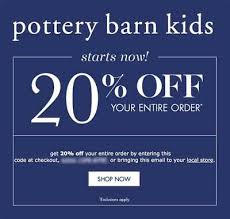 Save up to 60% on home decor & furniture. Pottery Barn Teen 20 Off Coupon Super Fast Delivery Business Industrial Other Office Supplies Fundacion Traki Com