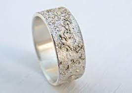Fusion Ring Gold Silver Gold Wedding Band Gold Fused Ring Etsy Promise Rings For Guys Unique Silver Rings Sterling Silver Rings Bands