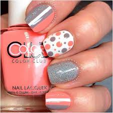 Nail art coral coral gel nails orange nails cute acrylic nails matte nails diy nails glitter nails bright coral nails coral nails with design. 55 Super Easy Nail Designs Page 41 Foliver Blog