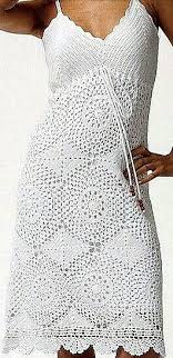 в огне не горит и в воде не тонет Pin By Lina On Vyazanie White Crochet Dress Crochet Dress Crochet Knit Dress