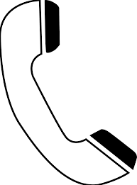 Click on the image to view the cell phone coloring page. White Telephone Icon Png 227464 Free Icons Library