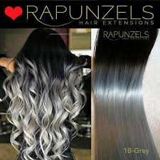 This high quality synthetic hair was specially created to mimic real human hair. Ombre Hair Extensions Natural Black To Silver Grey Weave Weft Diy Clip In Remy Ebay