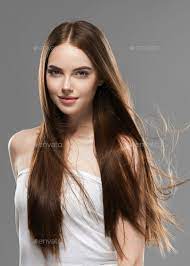 Woman With Long Beautiful Healthy Hair Brunette Beauty Asian Beauty Girl Arabian Beauty Women