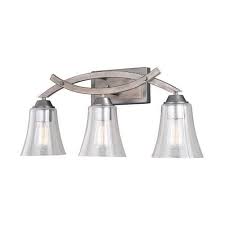 Patriot Lighting Elegant Home Collette Distressed Faux Wood And Brushed Pewter 3 Light Vanity Light At Menards Vanity Lighting Indoor Lighting Elegant Homes