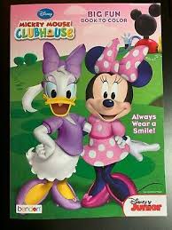 These pages are perfect for trips rainy days birthday parties or a last minute coloring activity. Disney Mickey Mouse Clubhouse Always Wear A Smile New Big Fun Coloring Book 805219437537 Ebay