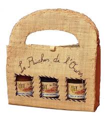 Escapade entre le croisic et le pouliguen. Basttragetasche 3 Glaser 250g Honig Aus Den Pyrenaen Vom Le Rucher De L Ours Geschenk