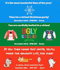 Here are some ideas to make your party as merry as possible. 22 Virtual Christmas Party Ideas In 2020 Holidays