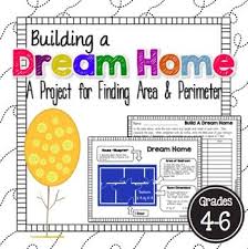 Math Area And Perimeter Project Dream Home Grades 4 6