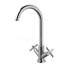 cross handle kitchen faucet one hole