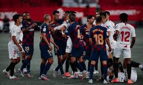 90'+4' second half ends, sevilla 2, barcelona 0. Sevilla 0 0 Barcelona Match Review Barca Universal
