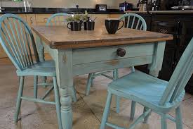 Shabby Chic Farmhouse Rustic Dining Table With 4 Stickback Chairs Free Uk Delivery Shabby Chic Kitchen Table Shabby Chic Dining Tables Shabby Chic Dining