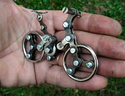 Artesanias Con Cadena Bici Arte Metal Reciclado Arte De Soldar Escultura De Metal