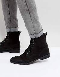 Available in leather and suede styles, in brown, black, tan, and more colors. The Best Men S Shoes And Footwear Asos Lace Up Boots In Black Leather With Distressed Sole Fashion Inspire Fashion Inspiration Magazine Beauty Ideaas Lu Black Boots Men Best