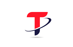 Design an email newsletter template for your company. T Alphabet Letter Logo Icon Design In Red Blue Color With Swoosh For Business And Company 3653113 Vector Art At Vecteezy