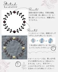 monica blog 初心者向き刺繍のはじめかた