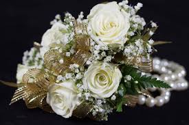 Other popular metals are platinum and sterling silver, and palladium has been gaining use in fine jewelry. Corsage White Flowers Gold Ribbon Pearl Wrist Band In San Jose Ca Bee S Flowers