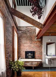 25 chic bathrooms with brick walls. 25 Chic Bathrooms With Brick Walls