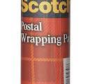 Scotch Postal Wrapping Paper, 30 Inches x 15-Feet, Kraft Paper, 60#  (7900-12), Pack of 12