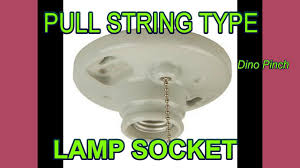 Replace Pull Chain Type Light Fixture Youtube