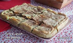 Torta Di Carciofi Alla Genovese Una Gustosa Torta Salata Della Cucina Ligure Ricetta Ricette Idee Alimentari Carciofi