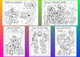 Select from 35478 printable coloring pages of cartoons, animals, nature, bible and many more. Pony Coloring Pages Pony Birthday Party Favor Coloring Etsy In 2021 My Little Pony Coloring Pony Birthday My Little Pony Birthday Party