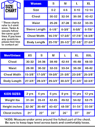 a4 shirts size chart rldm