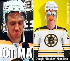 Explore and share the best dougie hamilton gifs and most popular animated gifs here on giphy. Dougie Hamilton As Beaker From The Muppets Dont Poke The Bear Tyler Seguin Patrice Bergeron